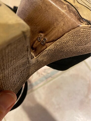 Dolgu topuk ayakkabı - Görsel 6