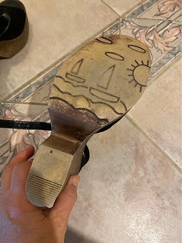 Dolgu topuk ayakkabı - Görsel 7