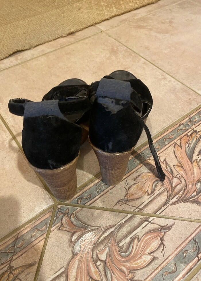 Dolgu topuk ayakkabı - Görsel 4