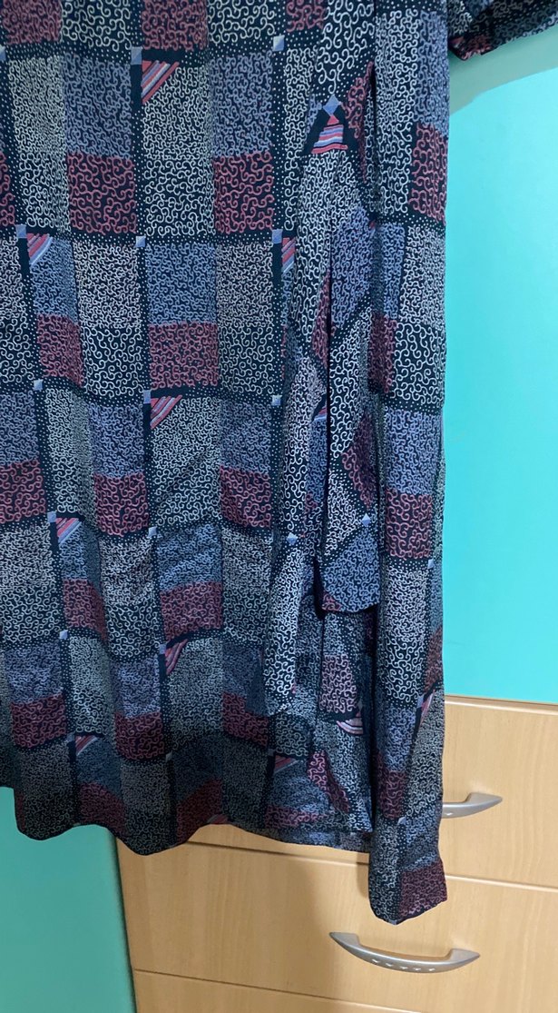 Krovize tafta kumaş elbise - Görsel 2