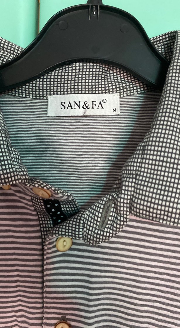 Gri Erkek Polo Tişört Düğmeli ve Rahat Kesim - Görsel 2