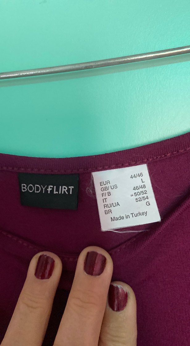 Kadın Mor Uzun Kollu Salaş Midi Tunik - Görsel 3