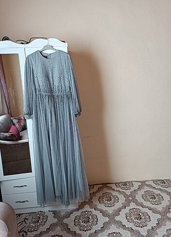 Abiye Pul payetli abiye elbise