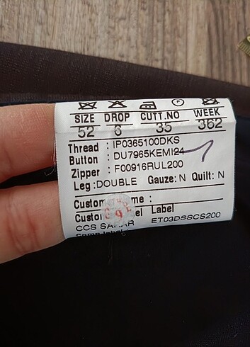 52 Beden kahverengi Renk Sarar takım elbise