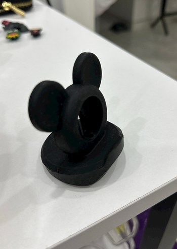 Siyah Mickey Mouse Şekilli Şarj standı - Görsel 3