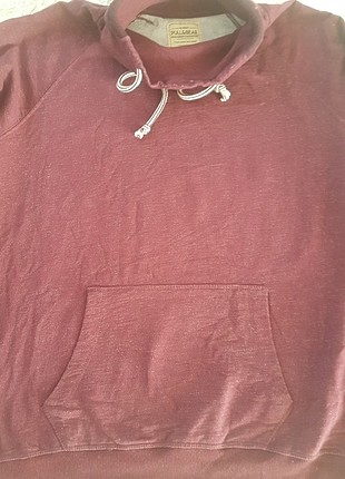 Bordo erkek sweatshirt