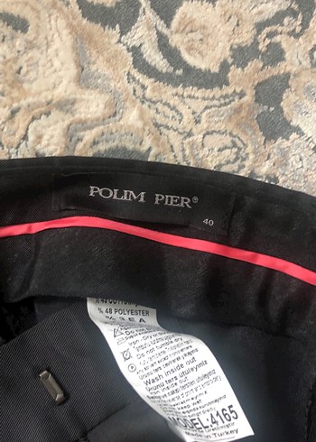 40 Beden siyah Renk Siyah Erkek Ofis Pantolonu Regular Fit