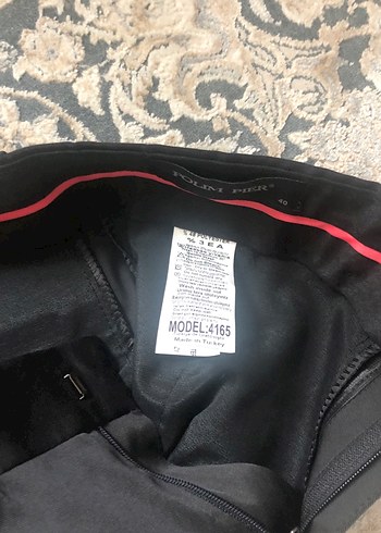 40 Beden Siyah Erkek Ofis Pantolonu Regular Fit