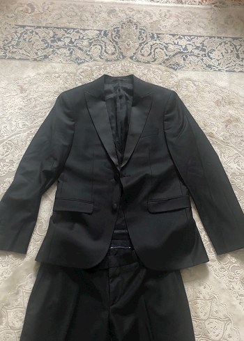 Vakko Klasik Siyah Erkek Takım Elbise