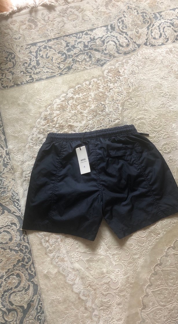 Düğmeli Lacivert Erkek Mini Şort - Görsel 4