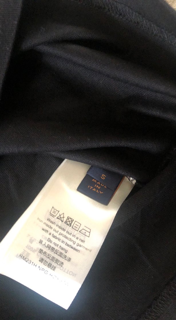 Düğmeli Siyah Erkek Tişört, Baskılı, Kısa Kollu - Görsel 4