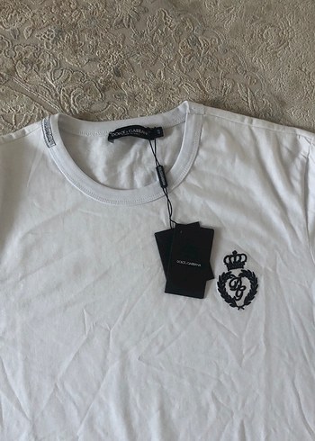 Düğmeli Beyaz Erkek Tişört - Görsel 2