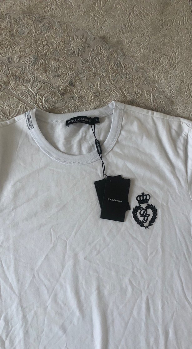 Düğmeli Beyaz Erkek Tişört - Görsel 2