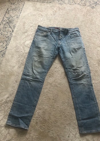 Erkek Mavi Kot Pantolon Regular Fit - Görsel 2