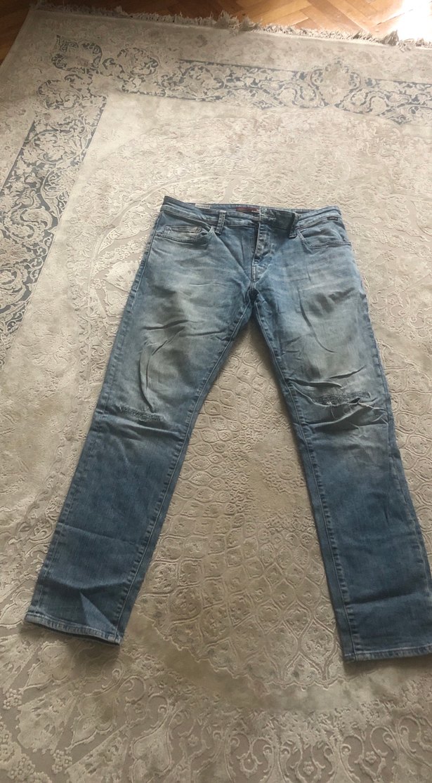 Erkek Mavi Kot Pantolon Regular Fit - Görsel 2