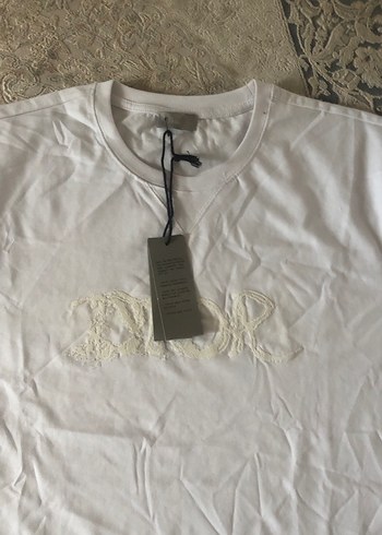 Erkek Beyaz Pamuklu Kısa Kollu Tişört - Görsel 2