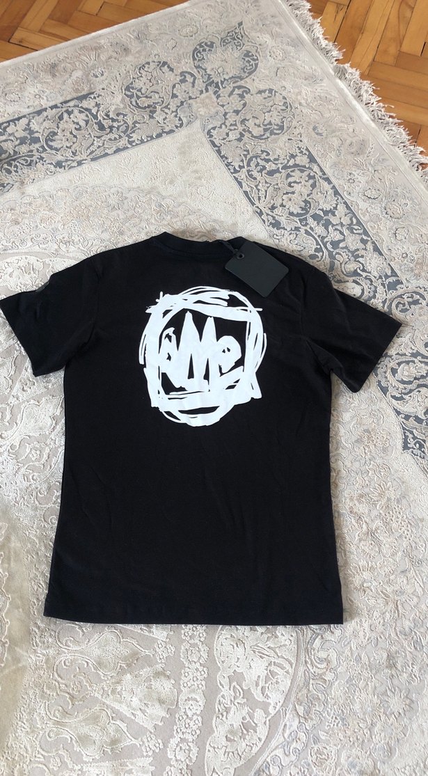 Siyah Pamuklu Erkek Kısa Kollu Tişört - Görsel 4