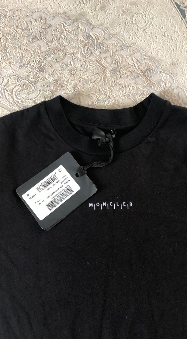 Siyah Pamuklu Erkek Kısa Kollu Tişört - Görsel 2