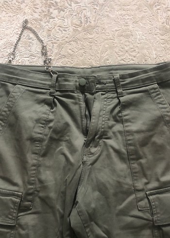 Erkek Haki Kamuflaj Kargo Pantolon - Görsel 2