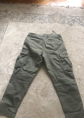 Erkek Haki Kamuflaj Kargo Pantolon - Görsel 4