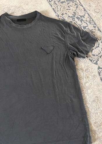 Gri Kısa Kollu Erkek Tişört - Görsel 3