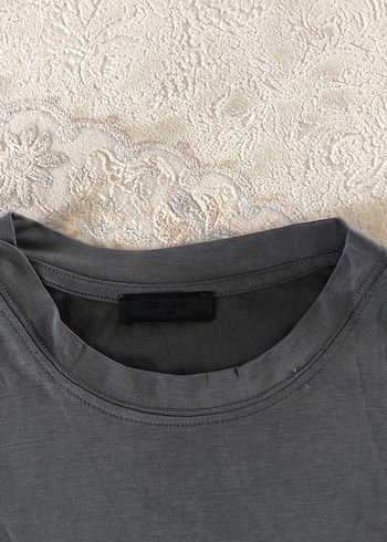 Gri Kısa Kollu Erkek Tişört - Görsel 2