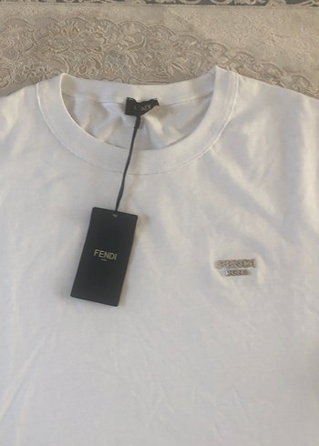 Beyaz Pamuklu Erkek Tişört - Görsel 2