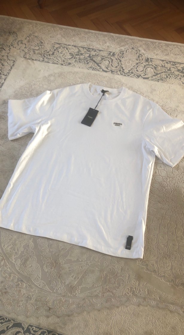 Beyaz Pamuklu Erkek Tişört - Görsel 3