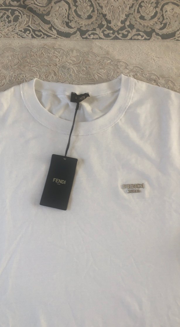 Beyaz Pamuklu Erkek Tişört - Görsel 2