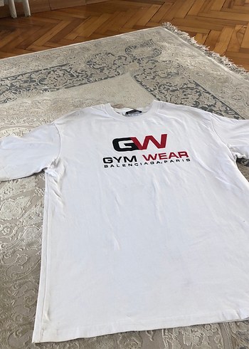 Balenciaga Beyaz Uzun Kollu Spor Tişört - Görsel 3