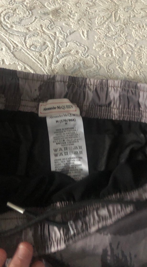 Gri Kamuflaj Desenli Erkek Mini Şort - Görsel 3