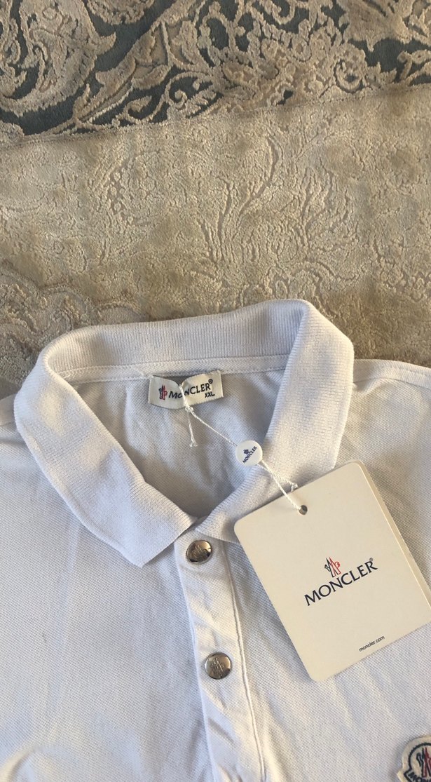 Erkek Beyaz Polo Tişört Kısa Kollu - Görsel 3