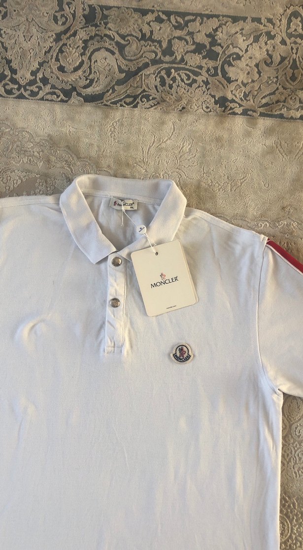 Erkek Beyaz Polo Tişört Kısa Kollu - Görsel 2