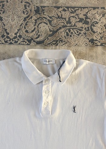 Beyaz Kısa Kollu Erkek Polo Tişört - Görsel 2