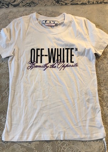 Beyaz Off-White Baskılı Erkek Tişört - Görsel 2