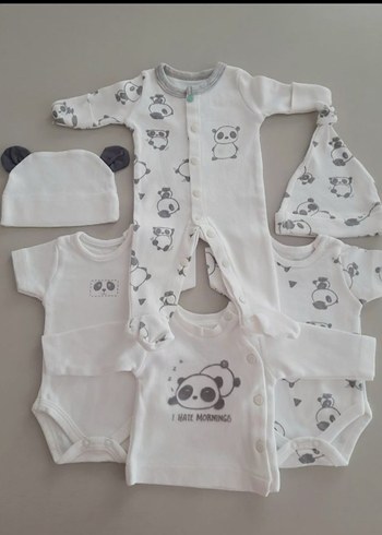 Bebek Erkek Hastane Çıkışı 5'li Set(prematüre)