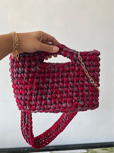 Zara Pinterest Penye El Örgüsü Çanta