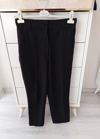 H&M yüksek belli siyah pantolon 