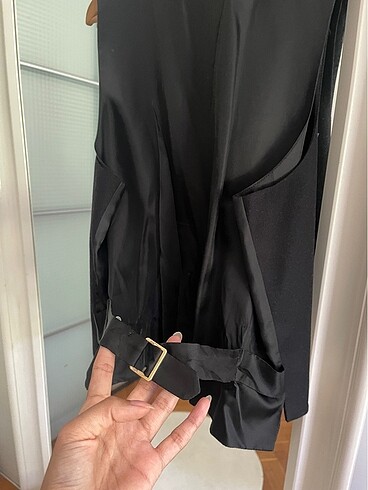 s Beden siyah Renk MOSCHINO VINTAGE YELEK UNISEX