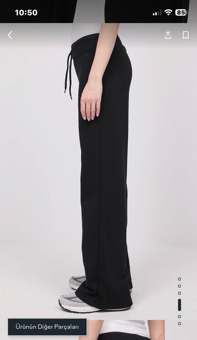 Addax Siyah Kadın Eşofman Altı - Görsel 3