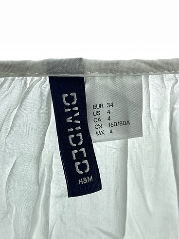 34 Beden beyaz Renk H&M Bluz %70 İndirimli.