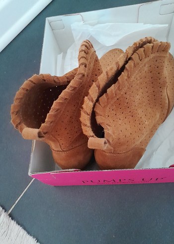 38 Beden Bej Süet Püsküllü Dolgu Topuk Kadın Bot