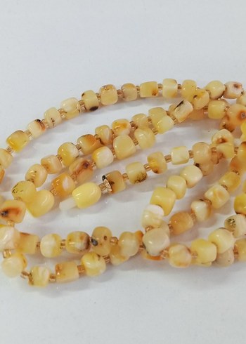 kehribar kolye 13 gram 65 cm kare model