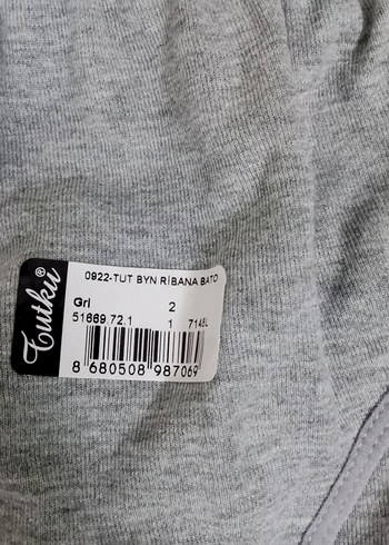 m Beden Tutku Kadın Gri Mini Spor Külot m beden 2 numara 9 adet