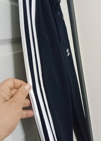 Adidas Siyah Fermuarlı Erkek Eşofman Altı - Görsel 3