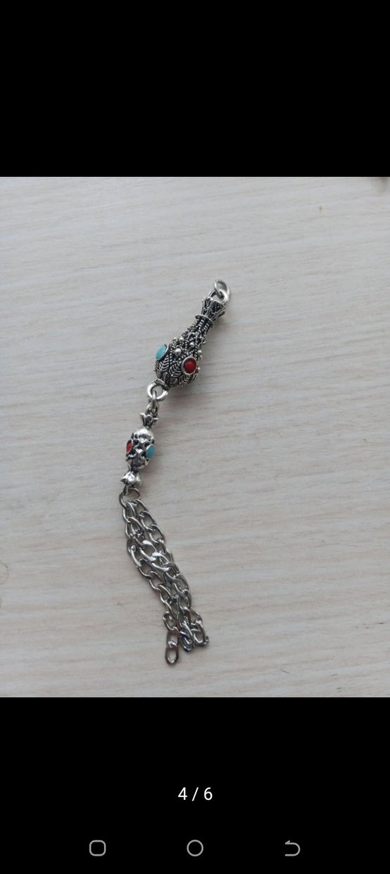 Siyah Erkek Tesbih Boncukları gümüş kaplama püskül adet fiyati - Görsel 5