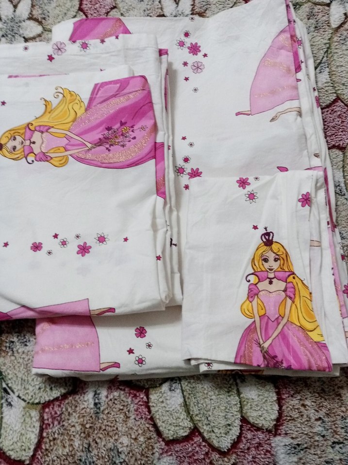 Pembe Baskılı Çocuk Nevresim Takımı - Görsel 3