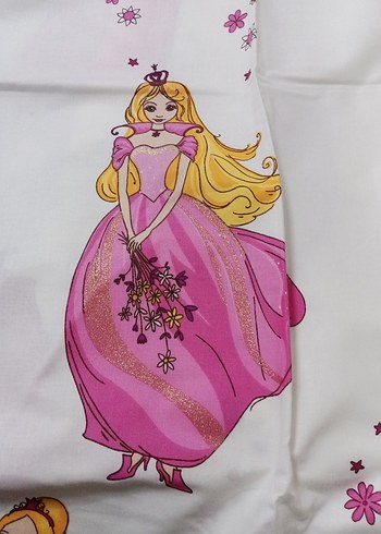 Renkli Baskılı Pembe nevresim takimi taç marka 190. 200 - Görsel 3