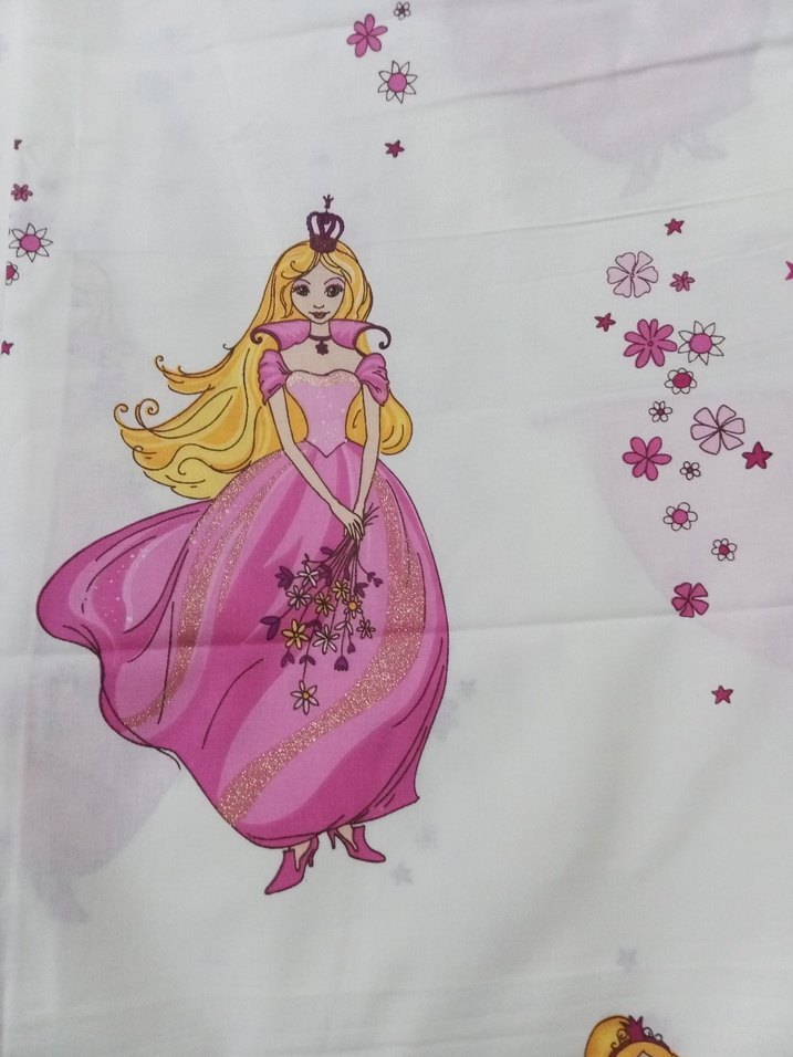 Renkli Baskılı Pembe nevresim takimi taç marka 190. 200 - Görsel 2