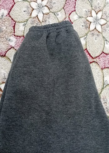 Gri Erkek Fermuarlı Rahat Eşofman Altı XXL beden 111 boy 69 en - Görsel 5